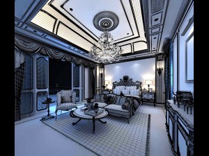 deluxe master bedroom design 127 Modelo 3D