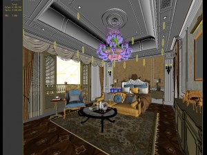 deluxe master bedroom design 127 Modelo 3D