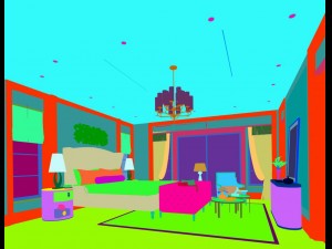 deluxe master bedroom design 128 Model 3D