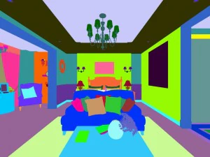 deluxe master bedroom design 129 3D Model
