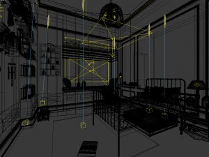 deluxe master bedroom design 130 3D Model