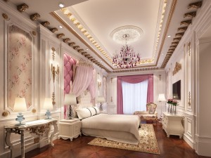 deluxe master bedroom design 131 3D Model