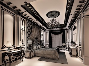 deluxe master bedroom design 131 3D Модель
