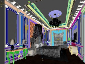 deluxe master bedroom design 131 3D Модель