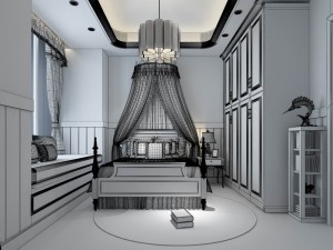 deluxe master bedroom design 133 3D 模型