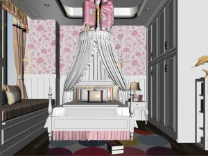 deluxe master bedroom design 133 3D 模型
