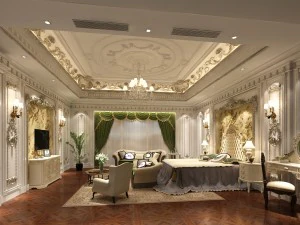 디럭스 마스터 침실 디자인 134 3D 모델