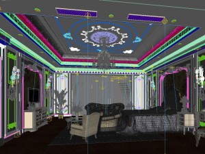 deluxe master bedroom design 134 3D Model