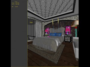 deluxe master bedroom design 136 Modello 3D