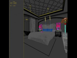 deluxe master bedroom design 136 Modello 3D