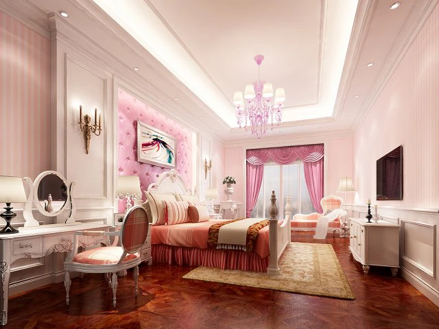 deluxe master bedroom design 139 3D Model .c4d .max .obj .3ds .fbx .stl .blend 