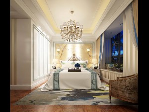 deluxe master bedroom design 140 3D Model