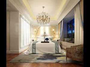 디럭스 마스터 침실 디자인 140 3D 모델