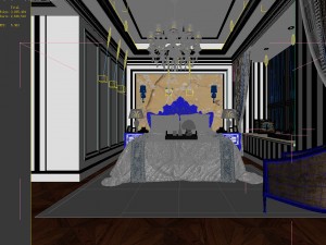 deluxe master bedroom design 140 3D 모델