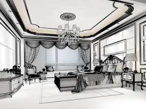 deluxe master bedroom design 141 Modelo 3D