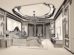 deluxe master bedroom design 143 3D 모델