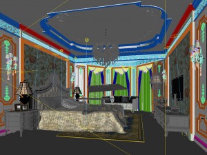 deluxe master bedroom design 143 3D 모델