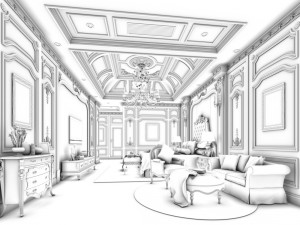 deluxe master bedroom design 144 3D मॉडल