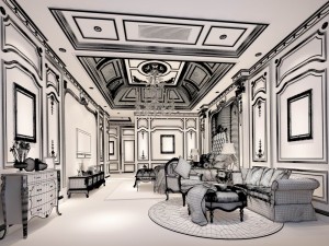 deluxe master bedroom design 144 3D मॉडल