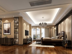 deluxe master bedroom design 145 3D मॉडल