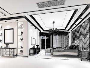 deluxe master bedroom design 145 3D 模型