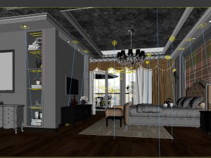 deluxe master bedroom design 145 3D 模型