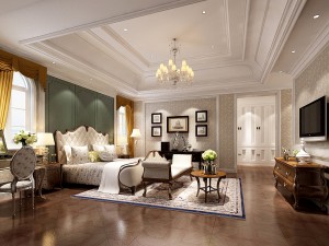 deluxe master bedroom design 146 3D Model