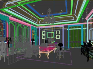 deluxe master bedroom design 146 Modello 3D