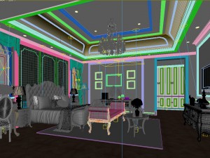 deluxe master bedroom design 146 Modello 3D