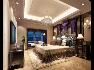 deluxe master bedroom design 148 3D Model