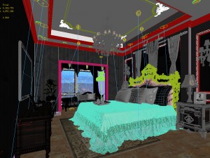 deluxe master bedroom design 148 3D Model