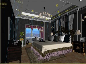 deluxe master bedroom design 148 3D Model