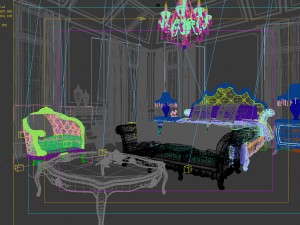 deluxe master bedroom design 149 Modelo 3D