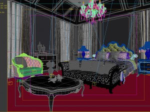 deluxe master bedroom design 149 Modelo 3D
