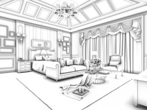 deluxe master bedroom design 152 3D 모델