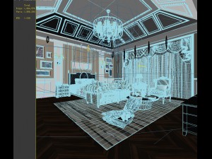 deluxe master bedroom design 152 3D 모델