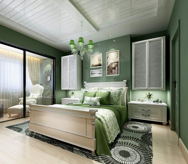 deluxe master bedroom design 153 3D 模型 .c4d .max .obj .3ds .fbx .stl .blend 