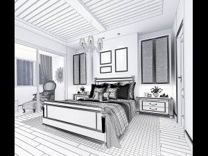 deluxe master bedroom design 153 3D 模型