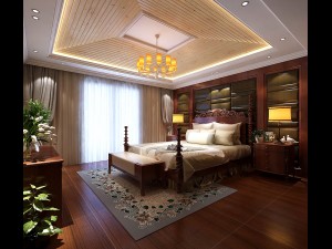 deluxe master bedroom design 154 Modello 3D