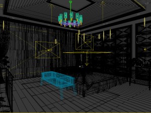 deluxe master bedroom design 154 3D Model