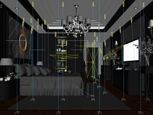 deluxe master bedroom design 155 3D Модель