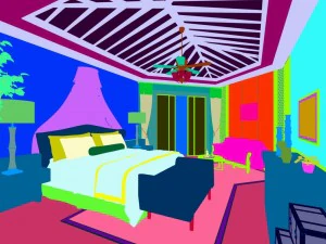 deluxe master bedroom design 159 3D Model