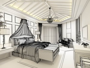 deluxe master bedroom design 159 3D 모델