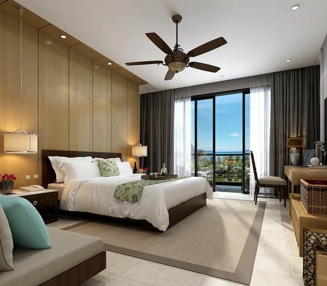 deluxe master bedroom design 160 Modelo 3D .c4d .max .obj .3ds .fbx .stl .blend 