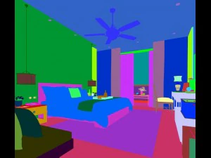 deluxe master bedroom design 160 3D Model