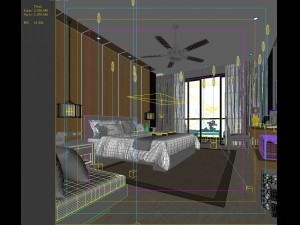 deluxe master bedroom design 160 Modelo 3D