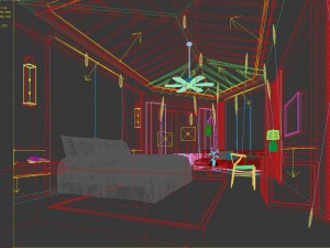 deluxe master bedroom design 161 3D Model