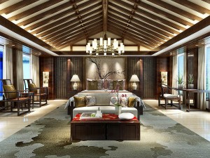 deluxe master bedroom design 162 3D Model