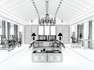 deluxe master bedroom design 162 Modelo 3D