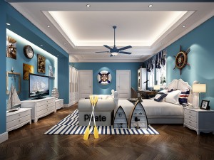 deluxe master bedroom design 163 3D मॉडल